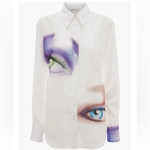 JW Anderson Eyes Classic Printed Shirt